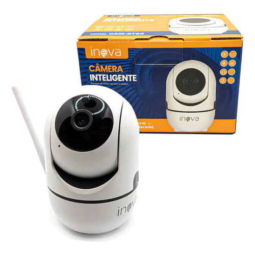 Câmera Wi-Fi 360° em destaque